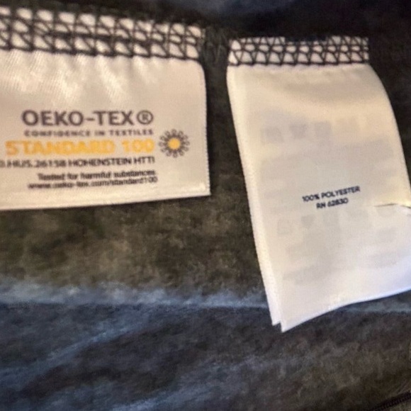 Lands' End Women's Gray Fleece Full Zip Jacket Size S Casual Pockets - Picture 10 of 11